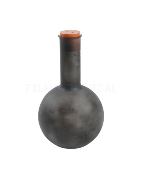 Black Frosted Round Bottom Flask